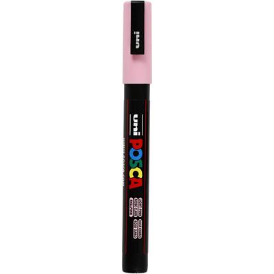 Uni-Posca Posca marker, afm pc-3m, lijndikte 0,9-1,3 mm, fijn, lichtroze, 1 stuk