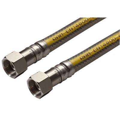 Raminex gasslang 150cm rvs-flex-pvc Raminex gasslang 150cm rvs-flex-pvc