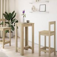 Bartafel 51x50x103,5 cm bewerkt hout sonoma eikenkleurig - thumbnail