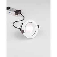 Lyora Witte inbouwspotBlade Ø 9cm richtbaar - 9232117 - thumbnail