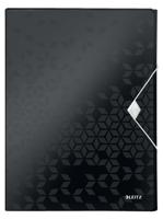 Leitz WOW elastobox ft A4, zwart - thumbnail