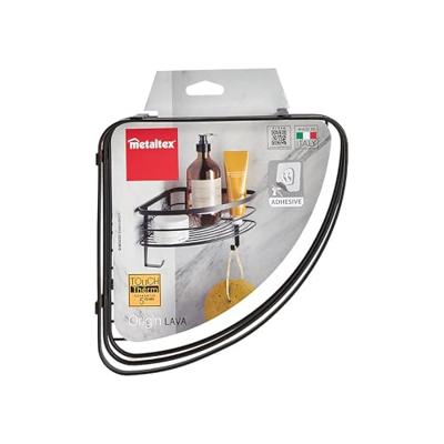 Metaltex douche hoekrek matzwart