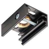 Eutrac 145730 230V-railsysteemcomponenten Railadapter SLV Zwart - thumbnail