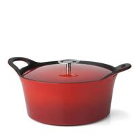 Cuisinox Volcan Gietijzeren Braadpan 24 cm Rood - thumbnail