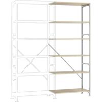 Manuflex RB2372 Magazijnstelling uitbreidingsmodule (b x h x d) 1000 x 2500 x 700 mm Hout - thumbnail