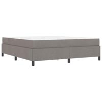 Boxspring bed Taupe, Zwart 180 x 200 cm Stof, Engineered Hout - thumbnail