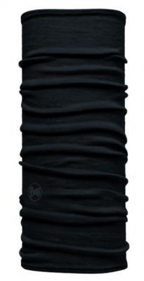 Buff Merino Lightweight Nekwarmer Kinderen Solid Black One Size Buff Merino Lightweight Nekwarmer Kinderen Solid Black One Size