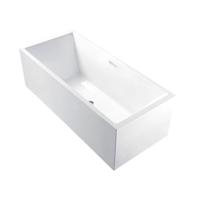 Vrijstaand ligbad Strack 178x80x60cm wit - thumbnail