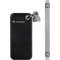 Verbatim Pocket 2 TB Externe SSD harde schijf USB-C 3.2 Gen 2 Zwart, Grijs 32194 - thumbnail