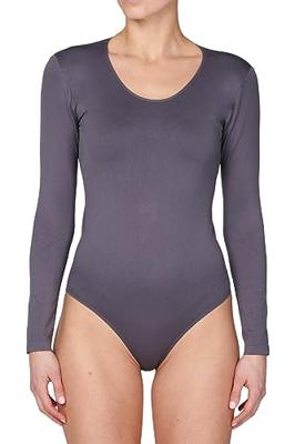 J&C body lange mouw microfiber 6889 - Bodysuit dames - Ronde hals