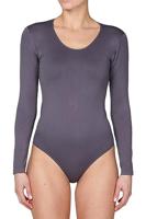 J&C body lange mouw microfiber 6889 - Bodysuit dames - Ronde hals - thumbnail
