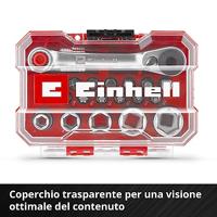 Einhell 118683 Dopsleutel-bitinzetset 1/4 (6.3 mm) 21-delig - thumbnail