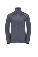 Jack wolfskin Fortberg Fz Dames Fleece Graphite S - thumbnail
