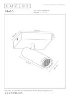 Lucide GRADO - Plafondspot - 1xGU10 (MR11) - Taupe - thumbnail