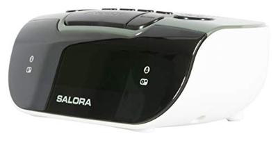 Salora CR612 Wekker radio Zwart