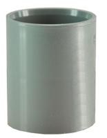 Dubbele mof 125 mm PVC - thumbnail