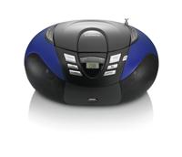 Lenco SCD-37 USB Blue Portable FM Radio CD and USB player Blue - SCD-37 USBBLUE - thumbnail