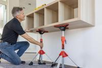 Bessey STE90 Plafondsteun In lengte verstelbaar: 575 - 910 mm Belasting (max.): 350 kg - thumbnail