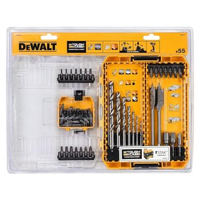 DEWALT 56-delige HSS-G metaal schroef-/boorset boor- en bitset