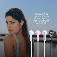 Urbanista Bedrade oortelefoon, USB C-oortelefoon Klittenvrij gespreksbeheer bedraad met microfoon, USB Type C-hoofdtelefoon bedrade stereo-ingangsknop, San Francisco, wit - thumbnail