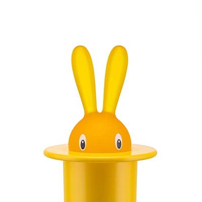 Alessi Magic Bunny Tandenstokerhouder kunststof geel Alessi Magic Bunny Tandenstokerhouder kunststof geel
