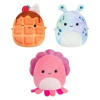 Jazwares Squishmallows knuffel pluche - micromallows auggie, weaver, zinx - 3dlg. - thumbnail