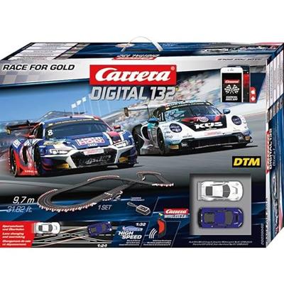 Elektrisch racecircuit - CARRERA Digital 132 - Race For Gold - schaal 1:32 - 2 DTM-auto's - Geschikt voor kinderen vanaf 8 jaar