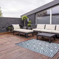 Esschert Design buitenkleed grafisch 120x186 cm oc12 - thumbnail