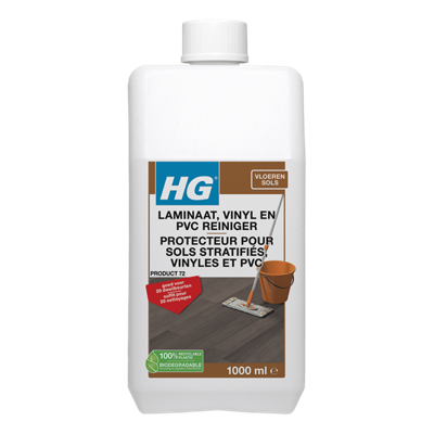 HG Laminaat reiniger, 1 liter reinigingsmiddel