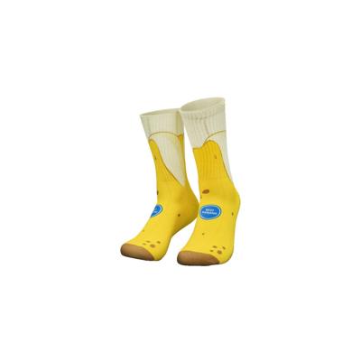 Paperdreams Silly socks - Banaan