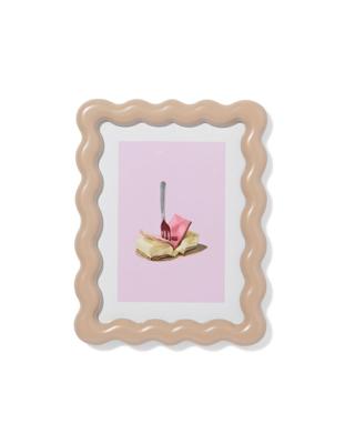 HEMA Fotolijst 15x20cm hout golf (taupe)