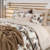 Dommelin Dommelin Dekbedovertrek Fall Satijn 400TC Nootmuskaat 140x200/220 cm - thumbnail