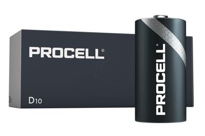 Batterij Industrial Mono D LR20-10 stuks -