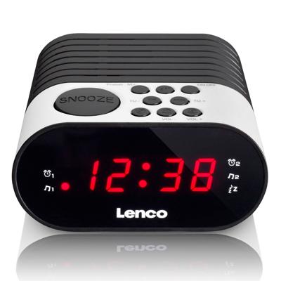 Lenco cr-07 wekkerradio wit