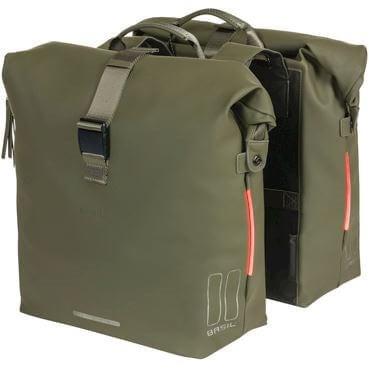 BASIL Tas soho dubbel groen | 41l