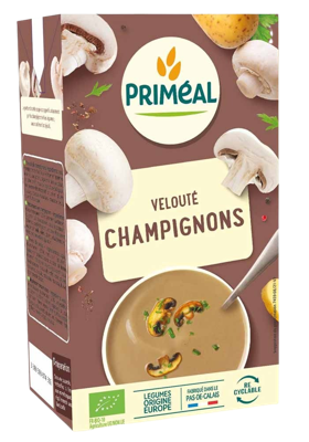 Primeal Veloute gebonden soep champignons bio 1 Liter