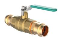 Kirchhoff Messing kogelkraan, 22 x 22 mm, met persaansluiting - 988630255 - thumbnail