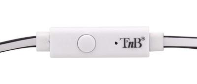 Tnb - TNB BE Color - in-ear hoofdtelefoon + microfoon - wit/zwart