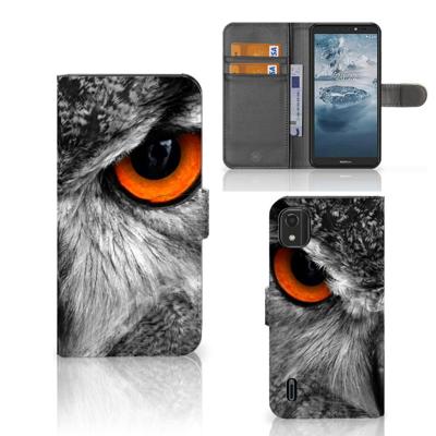 Nokia C2 2nd Edition | Telefoonhoesje | Met pasjeshouder | Uil