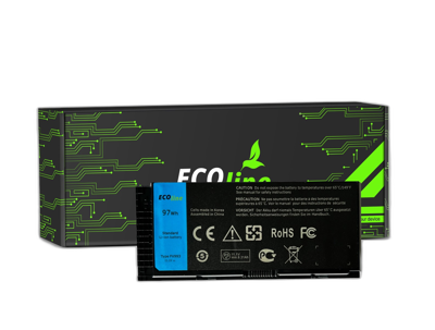 EcoLine - FV993 Batterij Compatibel Met De Dell Precision M4600 M4700 M4800 M6600 M6700 / 11.1V 7800mAh EcoLine - FV993 Batterij Compatibel Met De Dell Precision M4600 M4700 M4800 M6600 M6700 / 11.1V 7800mAh