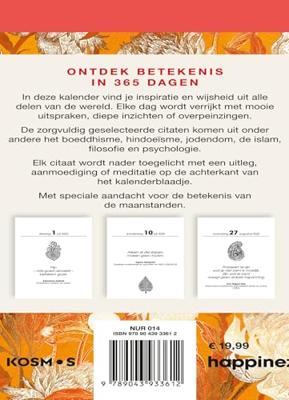 Happinez spirituele scheurkalender ** 2025