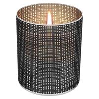 Lilly Glass 10 cm - donker grijs zandstraal en print - thumbnail