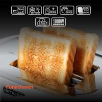 Muse MS-130W - Broodrooster, 1.000 W, wit/messing - thumbnail