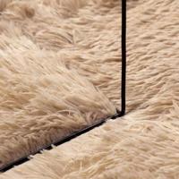 Hoogpolig vloerkleed NAVARRA 160x230 cm polyester beige - thumbnail