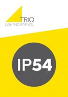 Trio WandlampFraser grijs met hout - 262560135 - thumbnail