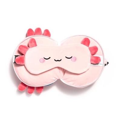 Relaxeazzz Adoramals Maddie de Axolotl Reiskussen & Slaapmasker