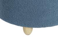 Voetensteun DKD Home Decor Hout Polyester 50 x 50 x 45 cm - thumbnail