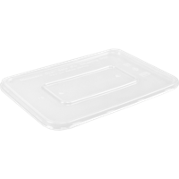 Deksel | PP | rechthoekig | 172x120x transparant | 500 stuks - thumbnail