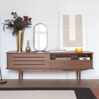 Kave Home TV-meubel 'Carolin' Notenhout, 180cm - thumbnail