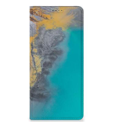 OPPO X6 Pro | Standcase | Marble Blue Gold